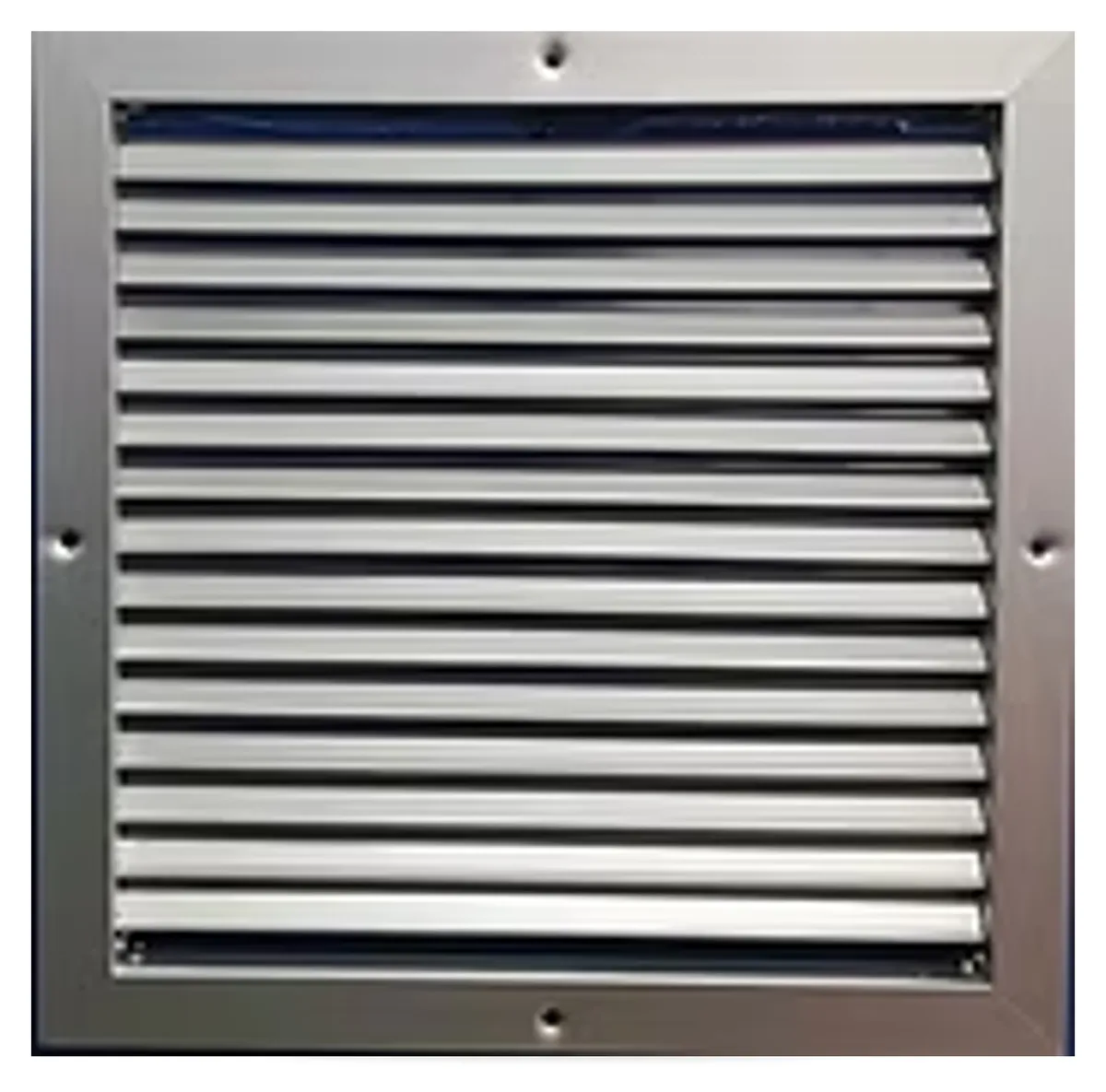 Rejilla de retorno cuadrada de aluminio con aletas horizontales